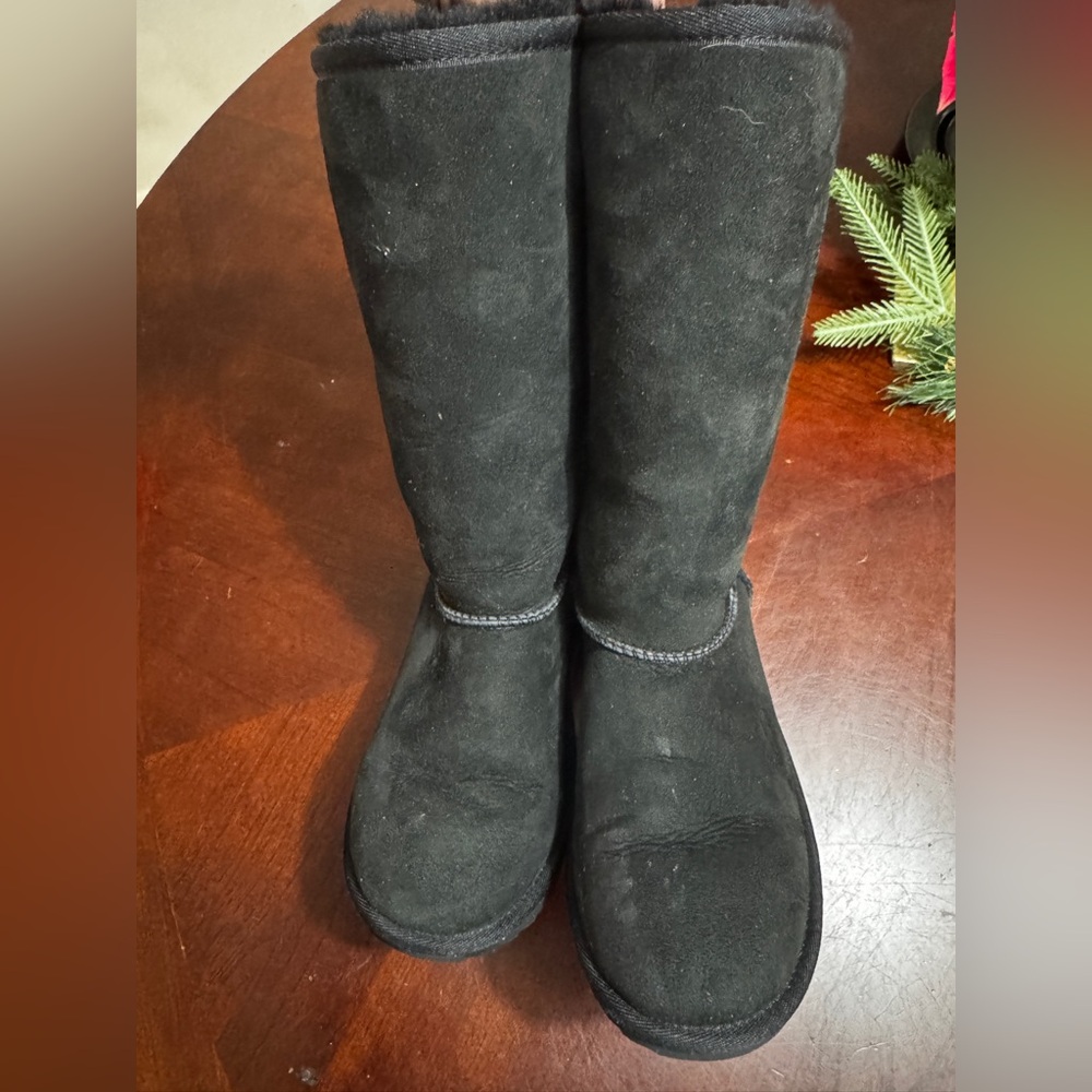 UGG Classic II Tall Boot Black Rubber Sole Boots